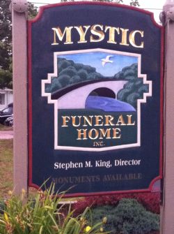 mystic funeral logo