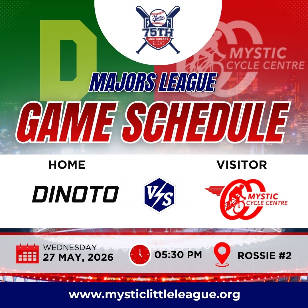 Dinoto vs Mystic Cycle Centre May 27, 2026