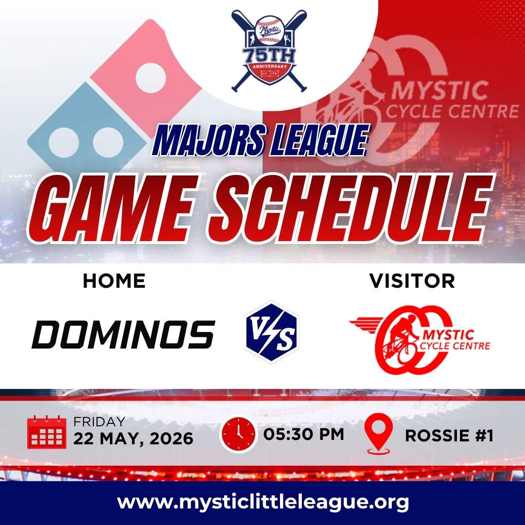 Dominos vs Mystic Cycle Centre May 22, 2026