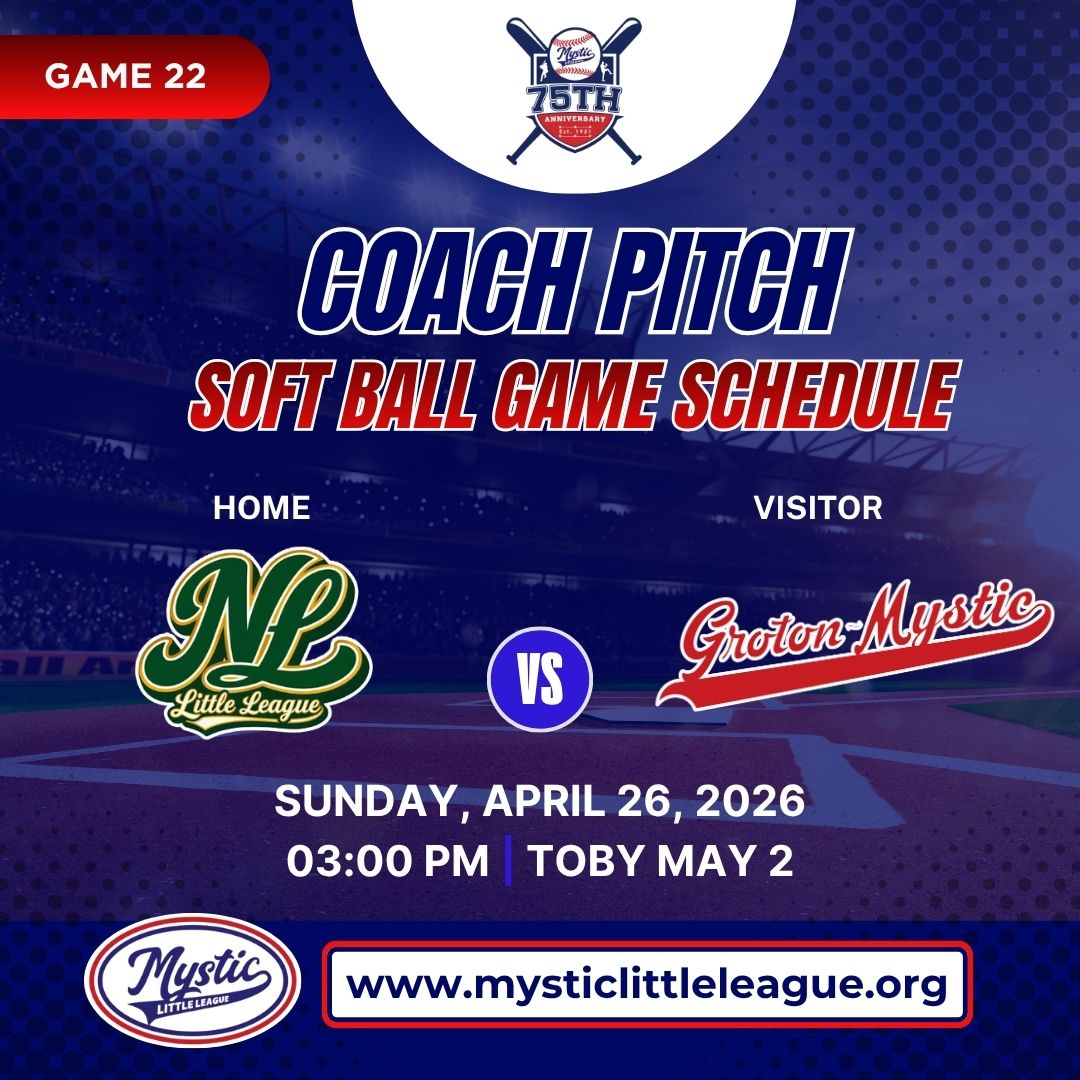 Coach Pitch NL Little League vs Groton Mystic