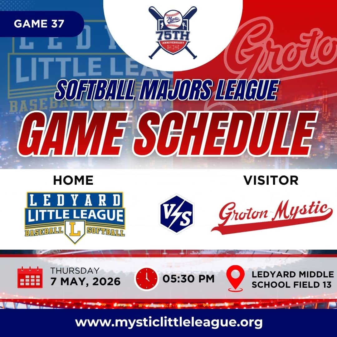 Majors Ledyard Little League vs Groton Mystic