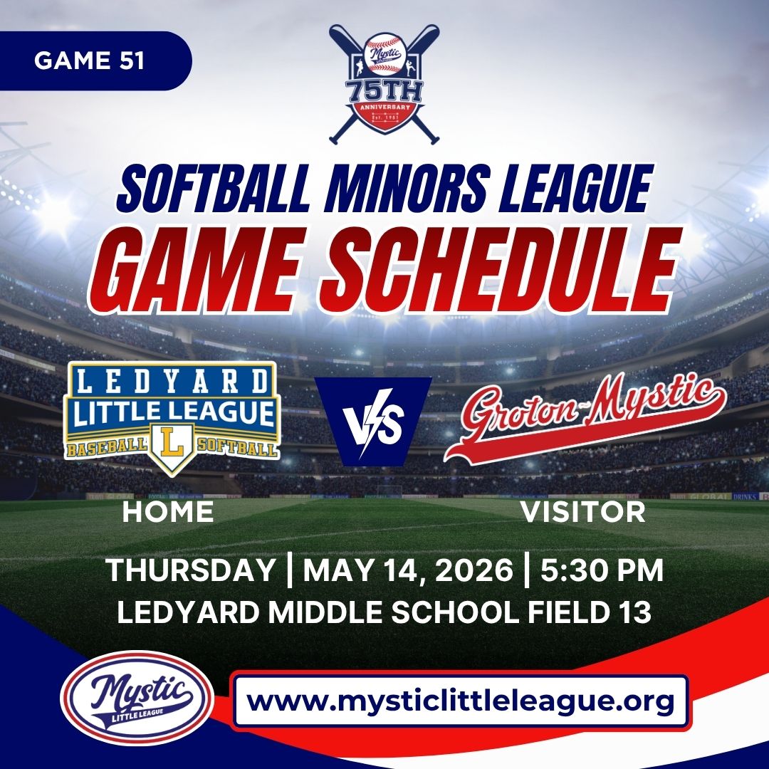 Minors Ledyard Little League vs Groton Mystic