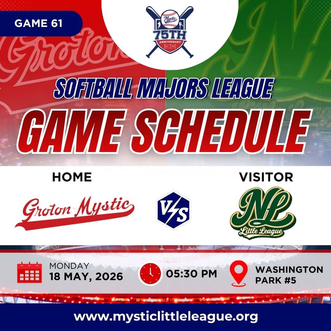 Majors Groton Mystic vs NL Little League