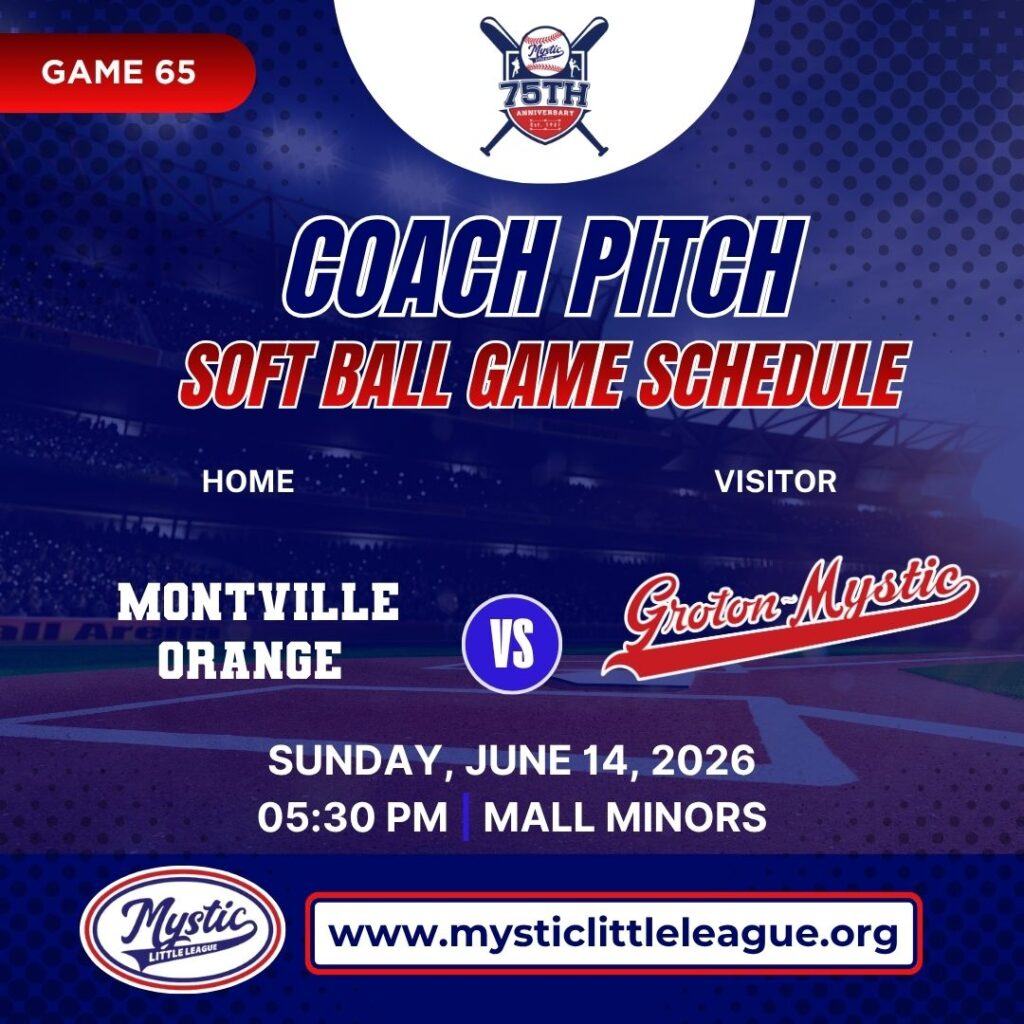 Coach Pitch Montville Orange vs Groton Mystic