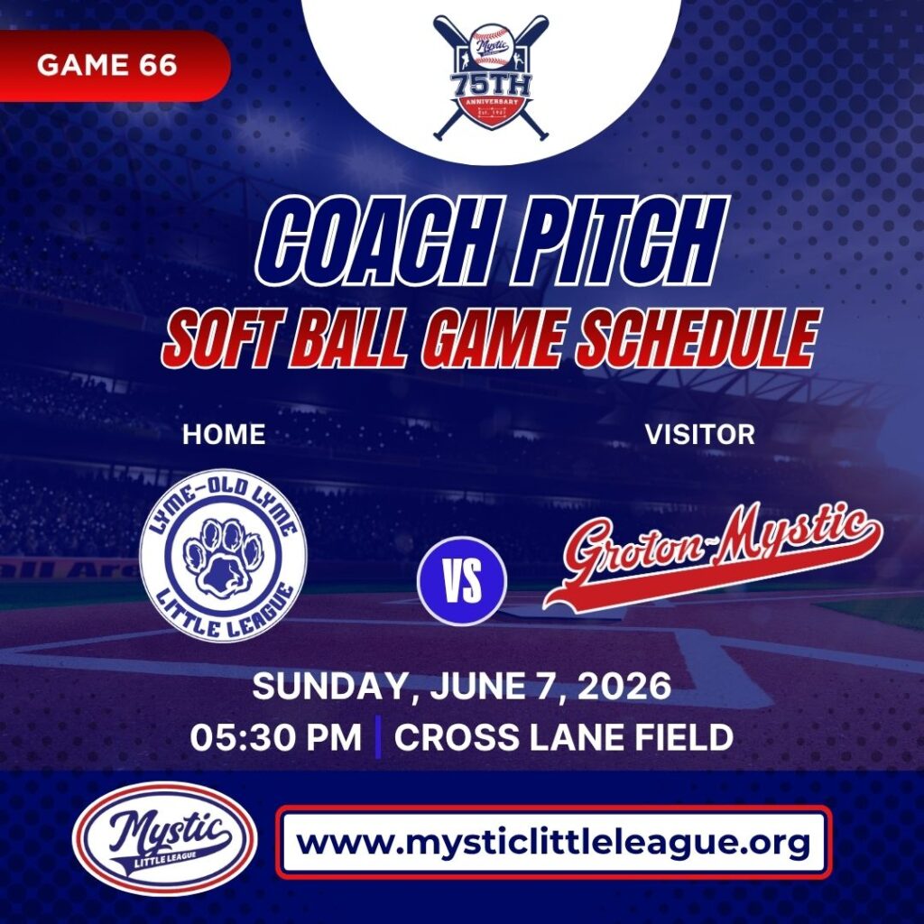 Coach Pitch Lyme-Old Lyme Little League vs Groton Mystic