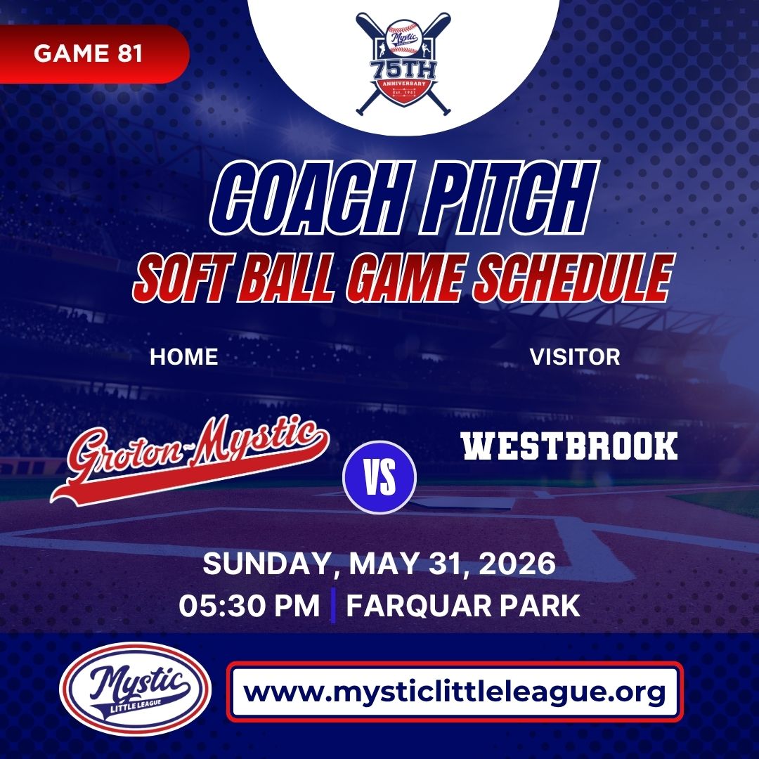 Coach Pitch Groton Mystic vs Westbrook